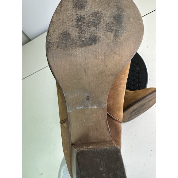 Madewell Ankle Boots Leather Size 6 Women Brown a0550 Booties Heels - Picture 8 of 8